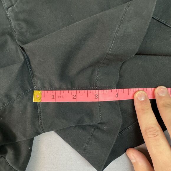 Gap Short women 6 tall khaki flat front cotton blend black - Picture 14 of 14